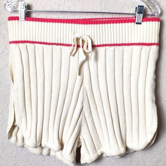 FAHERTY Game Set Sweater Short Organic Cotton Cashmere Vintage Cream Size XL - Picture 8 of 10